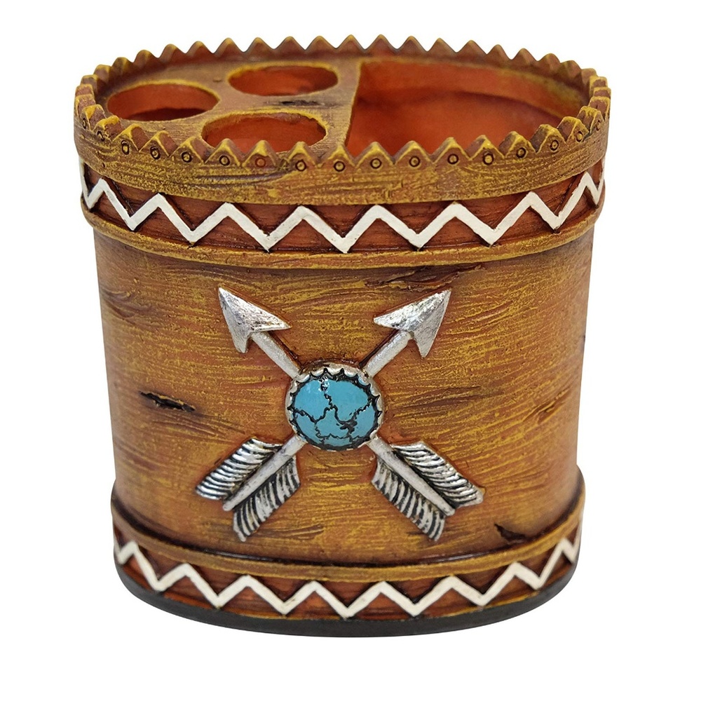 Crossed Arrows Toothbrush Holder